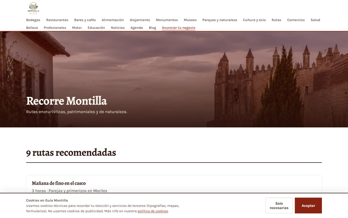 Guía Montilla: rutas de enoturismo y qué visitar en Montilla
